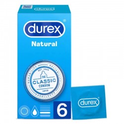 DUREX Preservativo Natural 6 unidades