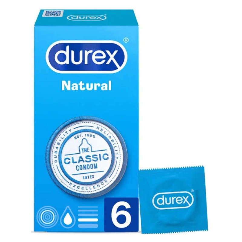 Preservativo Natural DUREX 6 unidades