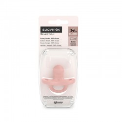 Chupeta fisiológica de silicone SUAVINEX SX Pro 0-6 meses (rosa)