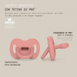 SUAVINEX SX Pro Sucette Physiologique Silicone 0-6 Mois (Rose)