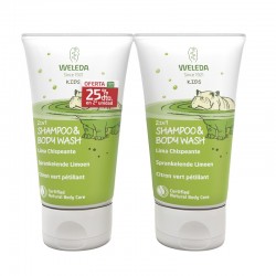 WELEDA Champú y Gel 2 en 1 Kids Lima Chispeante DUPLO 2x150ml