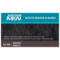JUST FOR MEN Bigote y Barba Color Negro M-55 (15ml)
