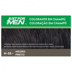 JUST FOR MEN Colorant dans le shampooing noir H-55 (30 ml)