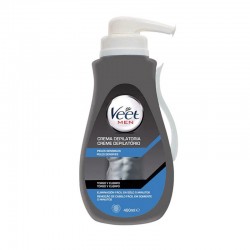 VEET Men Haarentfernungscreme für empfindliche Haut und Körper, 400 ml