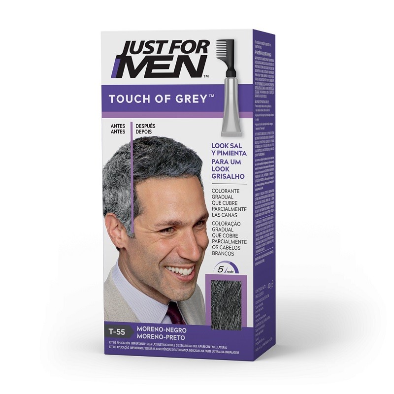JUST FOR MEN Touch of Gray Moreno-Black T-55 (40g) JUST FOR MEN Touch of Gray Moreno-Black T-55 (40g)