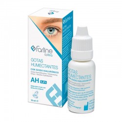 FARLINE Optic Gouttes Hydratantes 0,2% Acide Hyaluronique 15 ml