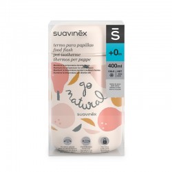 SUAVINEX Thermos for Baby Food "Go Natural" Pink 400ml