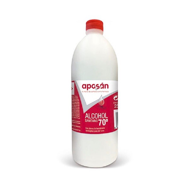 APOSAN Alcool Sanitaire 70° 250ml APOSAN Alcool Sanitaire 70° 250ml