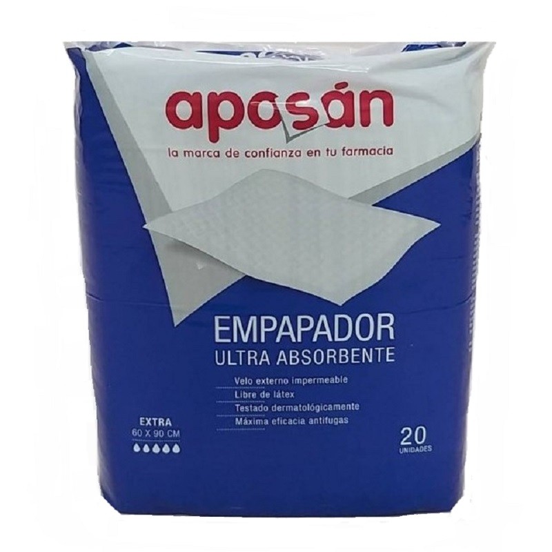 APOSAN Empapador Ultra- Absorbente 60x90cm (20uds)