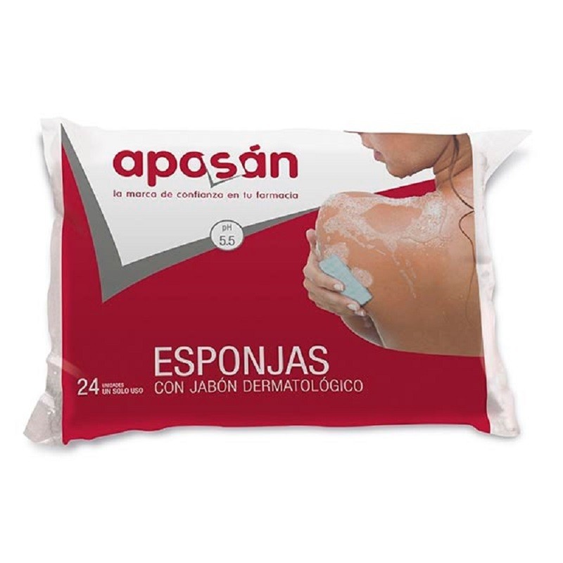 APOSAN Éponge Savonneuse 24 unités APOSAN Éponge Savonneuse 24 unités