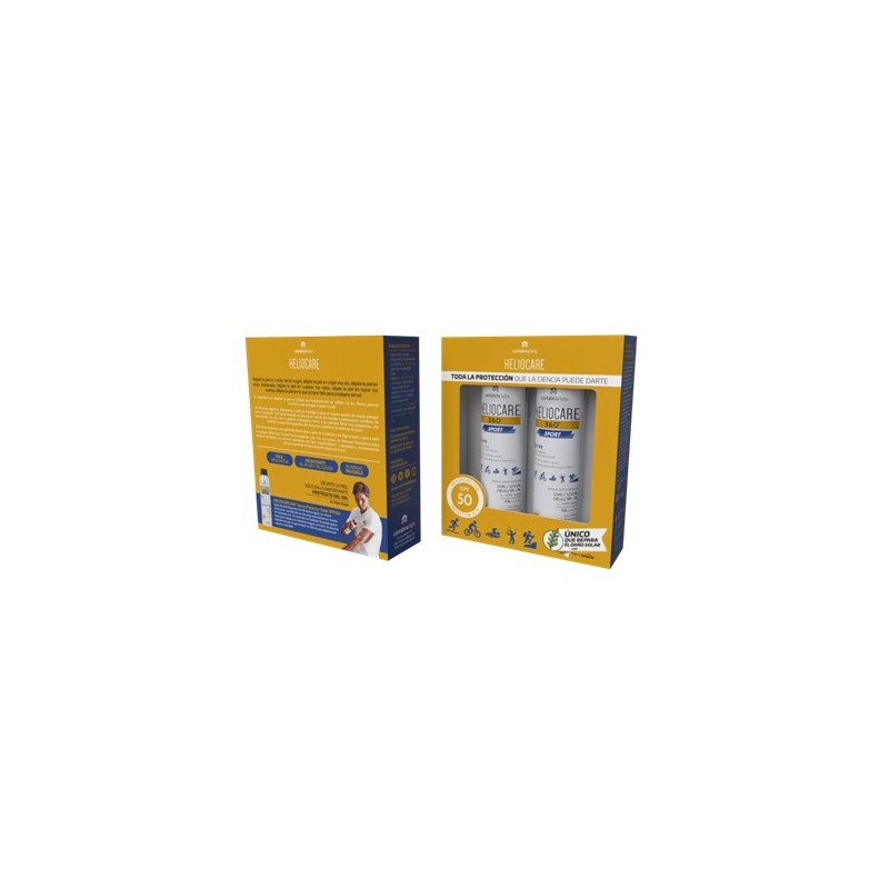 HELIOCARE 360º Sport Spray SPF50 Duplo 2X100ml 40% dans la 2ème unité HELIOCARE 360º Sport Spray SPF50 Duplo 2X100ml 40% dans la 2ème unité