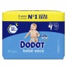 Dodot Bebé Seco Jumbo Pack Talla 4 - 78 uds