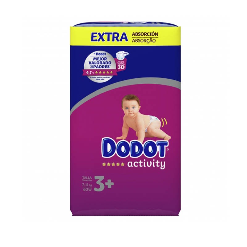 Dodot Activity Extra Jumbopackung Größe 3 (60 Stück) Dodot Activity Extra Jumbopackung Größe 3 (60 Stück)
