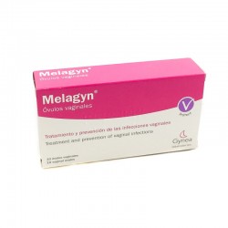 MELAGYN Vaginal suppositories. 10 eggs