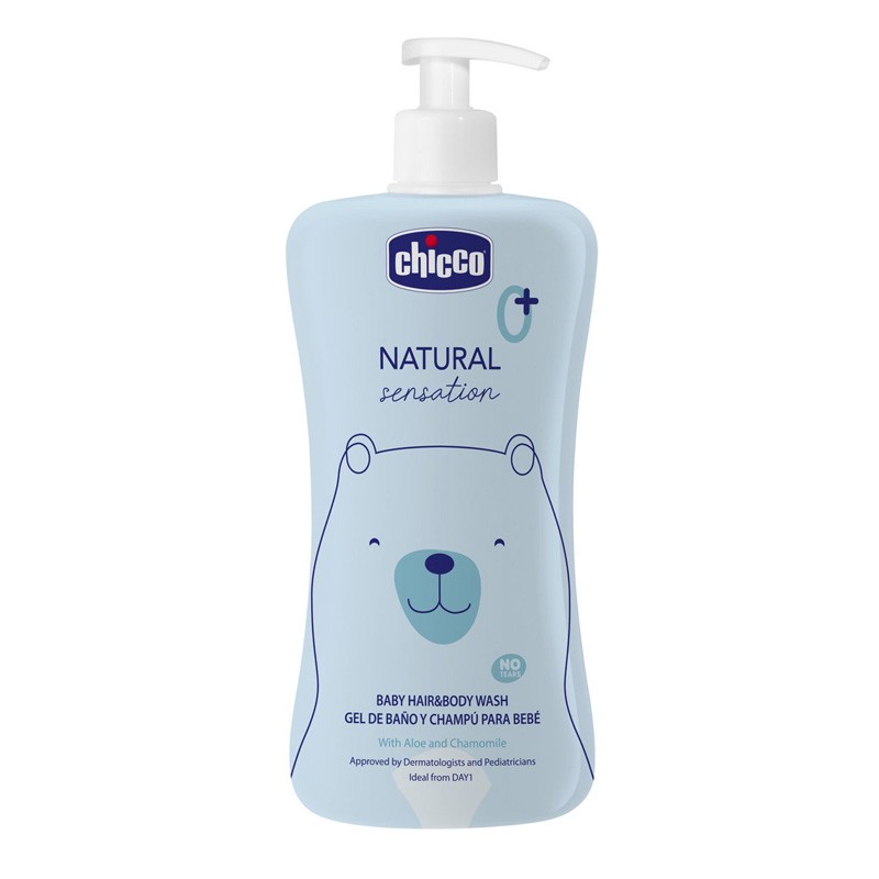 CHICCO Natural Sensation Gel und Shampoo 500 ml