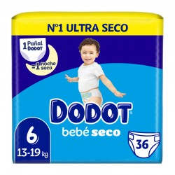 Dodot Bebé Seco Value Pack Talla 6 (36 uds)