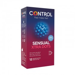 CONTROL Preservativo Sensual Xtra Dots 12 unidades