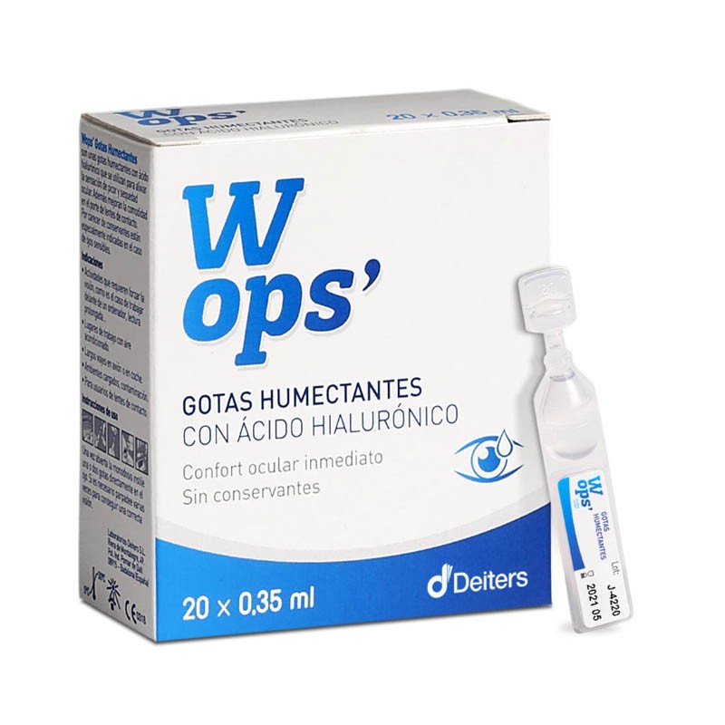 WOPS Moisturizing Drops 20 single doses