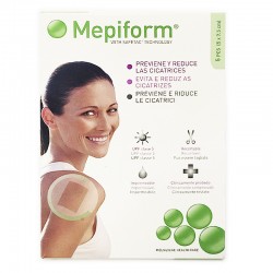 Adesivo Redutor de Cicatrizes de Silicone MEPIFORM 5x7,5cm (5 curativos)