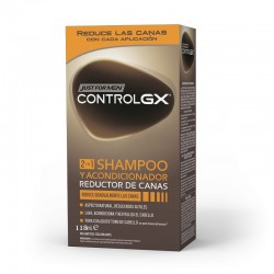 JUST FOR MEN Control GX 2 em 1 Shampoo e Condicionador Redutor de Cinza 118ml