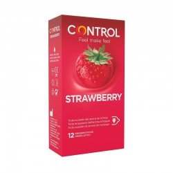 CONTROL Preservativos Morango 12 unidades