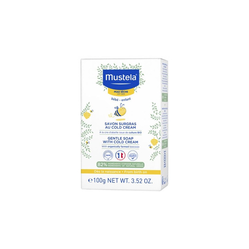 MUSTELA Überfettende Seife mit Cold Cream Nutriprotector 100 g MUSTELA Überfettende Seife mit Cold Cream Nutriprotector 100 g