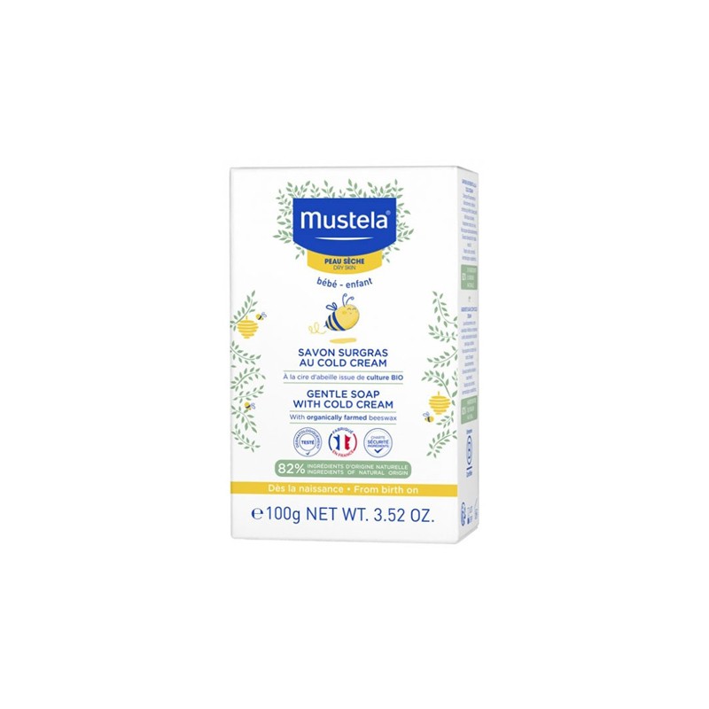 MUSTELA Jabón Sobregraso al Cold Cream Nutriprotector 100 g