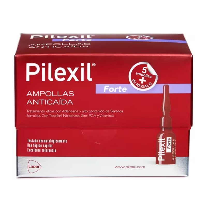 PILEXIL Forte Anti-Haarausfall 15 + 5 Ampullen