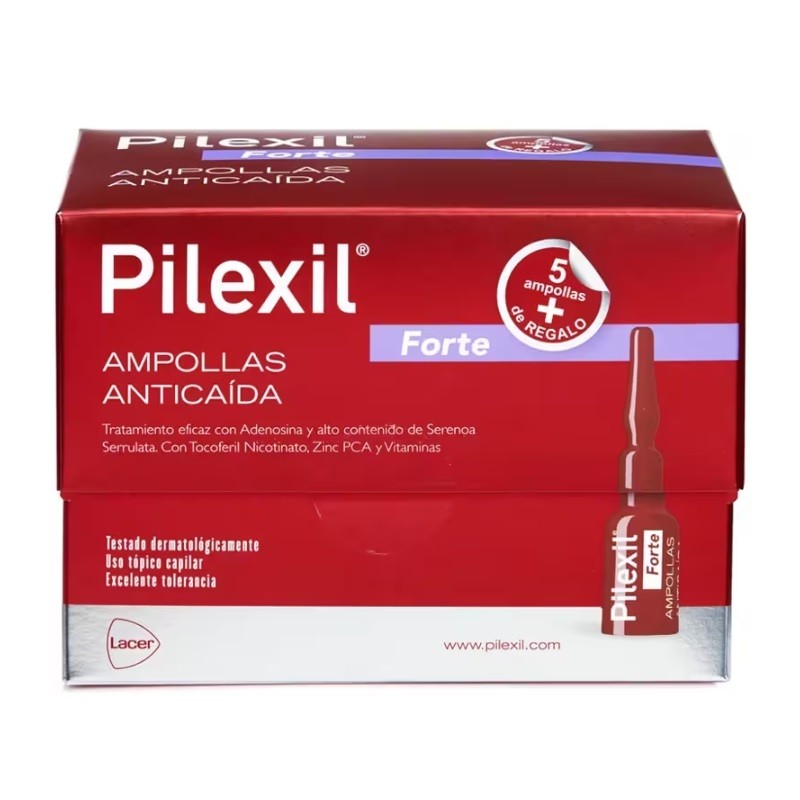 PILEXIL Forte Anti-Hair Loss 15 + 5 Ampoules