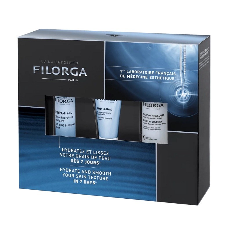 FILORGA Hydration Chest Hydra Hyal Serum 30ml + Cream 15ml + Micellar Solution 50ml