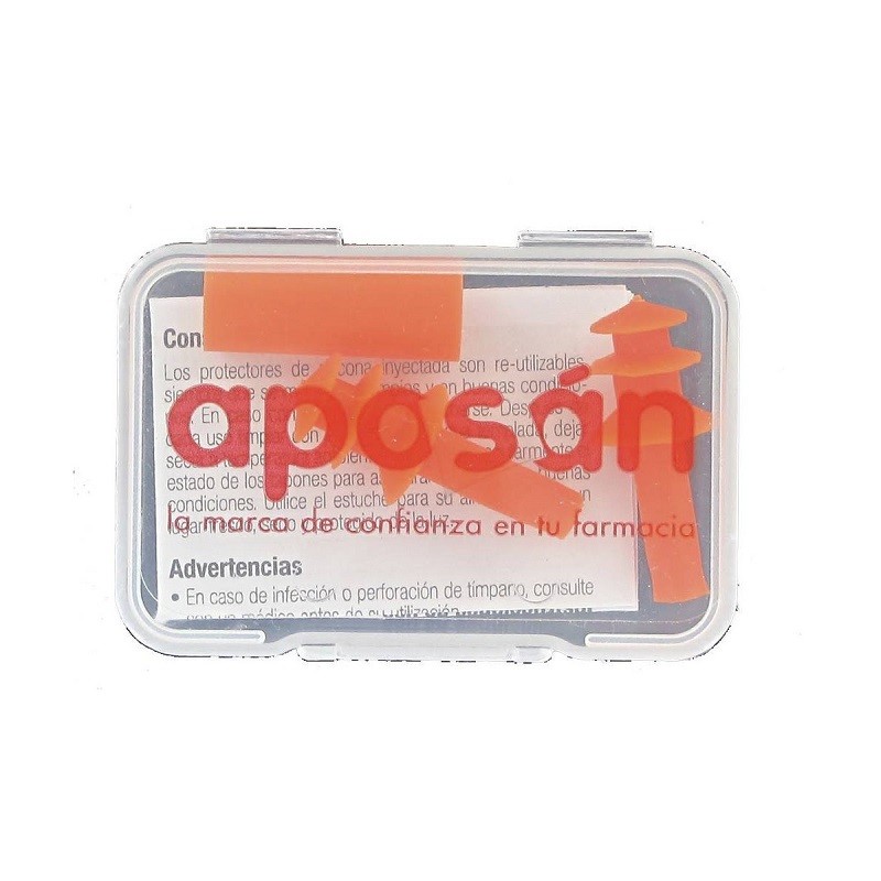 APOSAN Bouchons d'oreille injectables en silicone pour adultes 2 unités APOSAN Bouchons d'oreille injectables en silicone pour adultes 2 unités