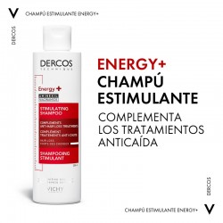 VICHY Dercos Champú Anticaída Estimulante Energizante 200ml