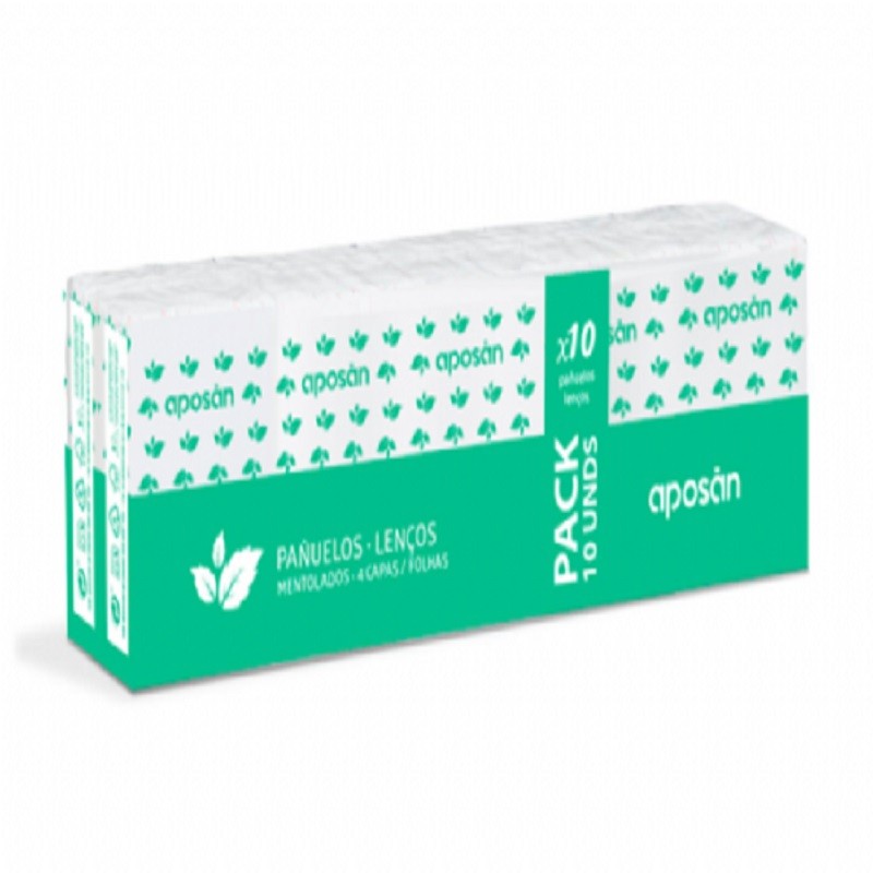 APOSAN Menthol Taschentücher 10x10 APOSAN Menthol Taschentücher 10x10
