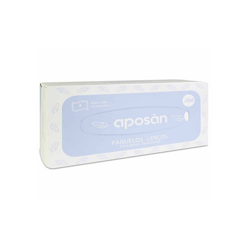 APOSAN Box mit extra weichen Doppelschichttüchern 150 Stück APOSAN Box mit extra weichen Doppelschichttüchern 150 Stück