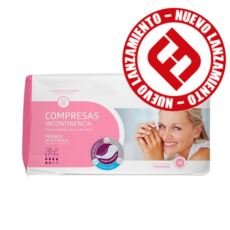 APOSAN Extra Incontinence Compress 18 units