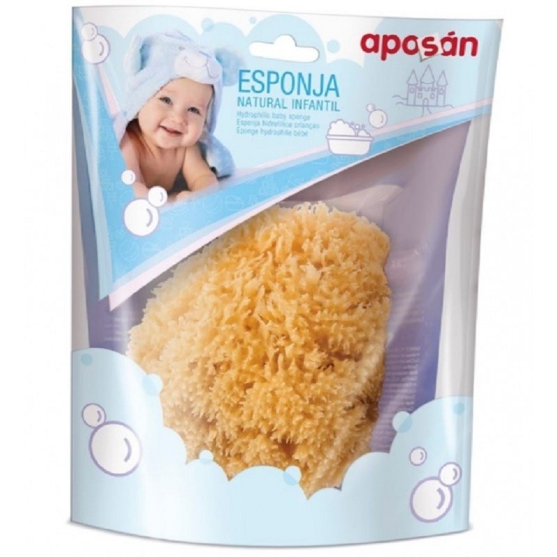 APOSAN Spugna naturale per bambini 1 unità