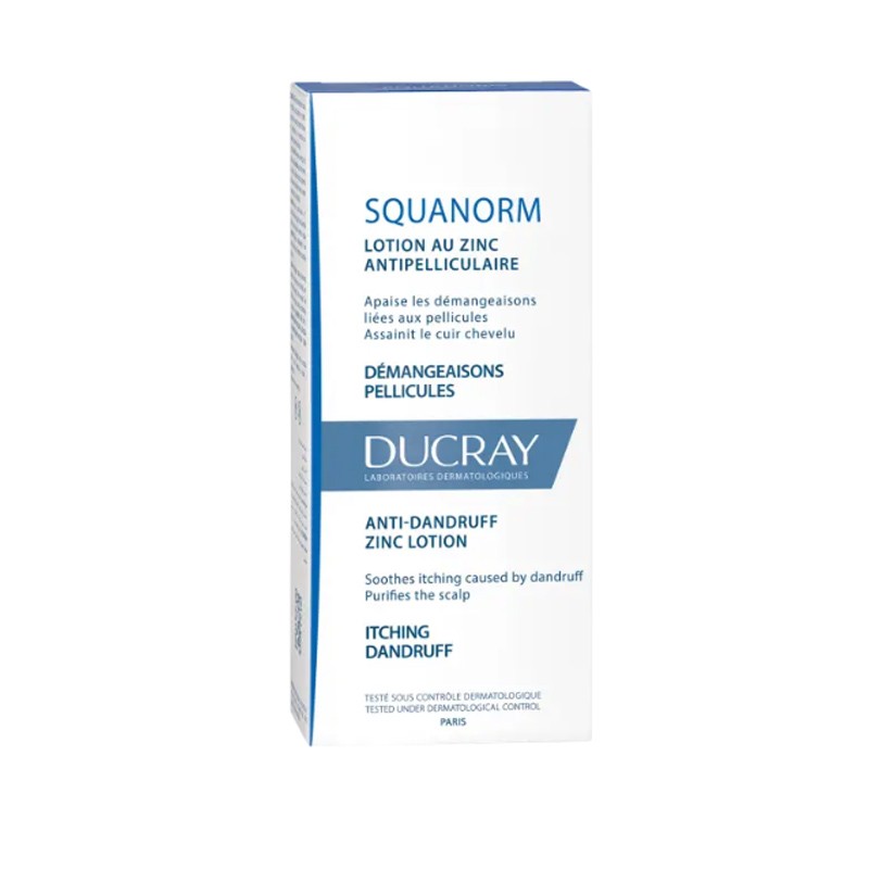 DUCRAY Squanorm Antischuppenlotion mit Zink 200ML