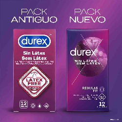 Pacote de 12 preservativos Durex sem látex: entrega no dia seguinte