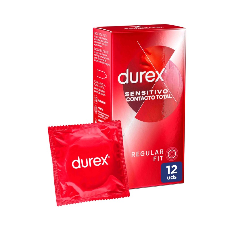 Préservatif DUREX Sensitive Total Contact 12 unités