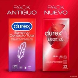 DUREX Preservativo Sensitivo Contacto Total 12 unidades