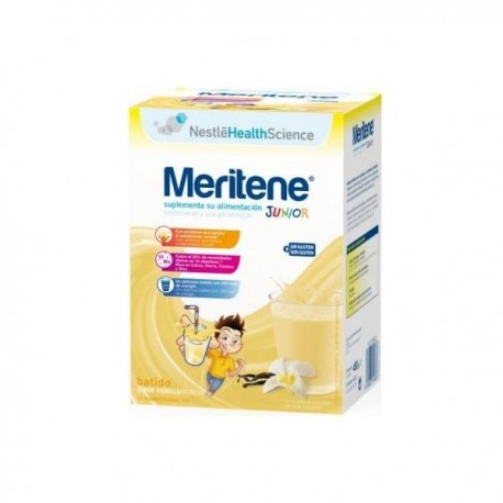 MERITENE Junior chocolate flavor shakes 15 sachets