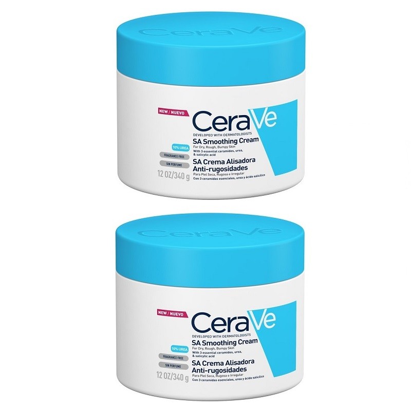 CERAVE SA Crema Levigante Antirugosità DUPLO RISPARMIO 2X340g CERAVE SA Crema Levigante Antirugosità DUPLO RISPARMIO 2X340g
