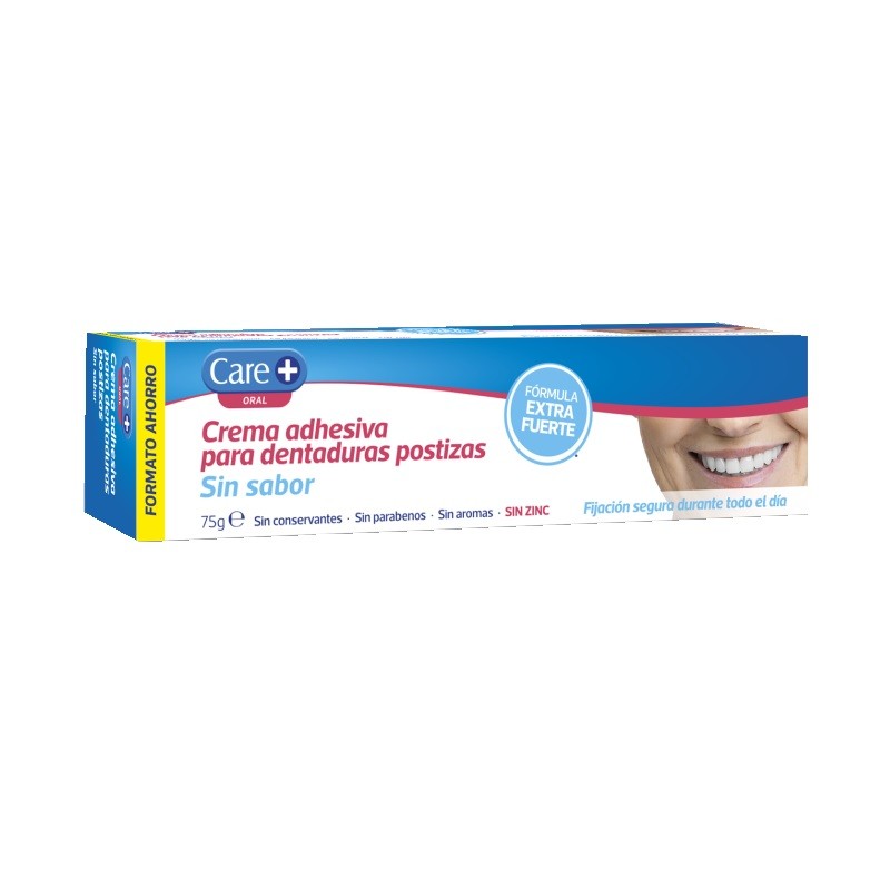 Crème adhésive pour prothèses dentaires CARE+ 75g Crème adhésive pour prothèses dentaires CARE+ 75g