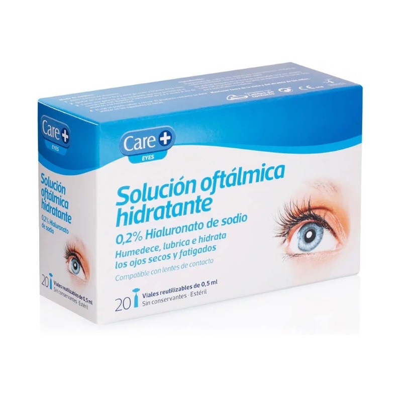 CARE+ Moisturizing Ophthalmic Solution 0.2% Hyaluronic Acid 20x0.5ml