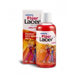LACER Rince-bouche au Fluor 0,5% Arôme Fraise 500ML