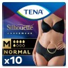 TENA Silhouette Negro Cintura Baja Mediano 10uds