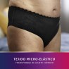 TENA Silhouette Negro Cintura Baja Mediano 10uds