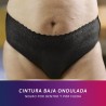 TENA Silhouette Noir Taille Basse Moyen 10 unités
