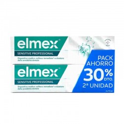 ELMEX Sensitive Dentifrice Professionnel Dents Sensibles Duplo 2x75 ml