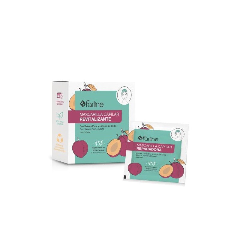 FARLINE Masque Capillaire Revitalisant 5 sachets de 30ml